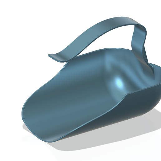 Download OBJ file scoop for small boats and yachts 3d print and cnc